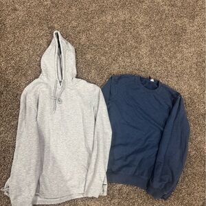 Men's Divided and Jockey sweatshirts- size medium & large